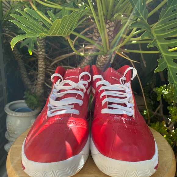 Adidas TS Commander LT G08124 Red White Basketball Shoes - Picture 2 of 8